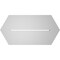 Ekena Millwork Half Round Surface Mount PVC Gable Vent: Functional, w/ 3-1/2"W x 1"P Standard Frame, 24"W x 12"H GVPHR24X1201SF - alternate 2